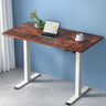 Artiss Electric Height Adjustable Standing Desk White Black or White Oak — Allure Home Collections