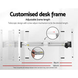 Artiss Electric Height Adjustable Standing Desk White Black or White Oak — Allure Home Collections