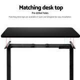 Artiss Dual Motor Motorised Standing Desk Frame Only Black — Allure Home Collections