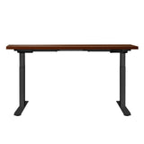 Artiss Dual Motor Electric Height Adjustable Desk Walnut White Oak or Rustic Brown — Allure Home Collections