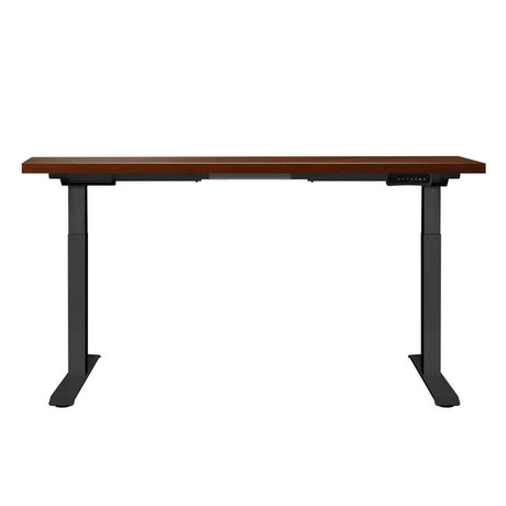 Artiss Dual Motor Electric Height Adjustable Desk Walnut White Oak or Rustic Brown — Allure Home Collections