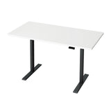 Artiss Dual Motor Electric Height Adjustable Desk Walnut White Oak or Rustic Brown — Allure Home Collections