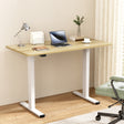 Harrison Electric Standing Desk, Oak 140cm