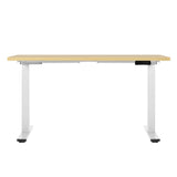 Artiss 140cm Dual Motor Height Adjustable Desk Rustic Brown White Oak or Walnut — Allure Home Collections