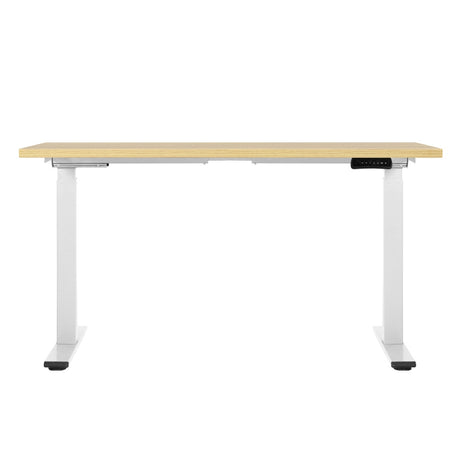 Artiss 140cm Dual Motor Height Adjustable Desk Rustic Brown White Oak or Walnut — Allure Home Collections