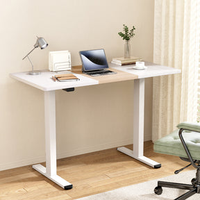 Scullin Electric Standing Desk, White 140cm