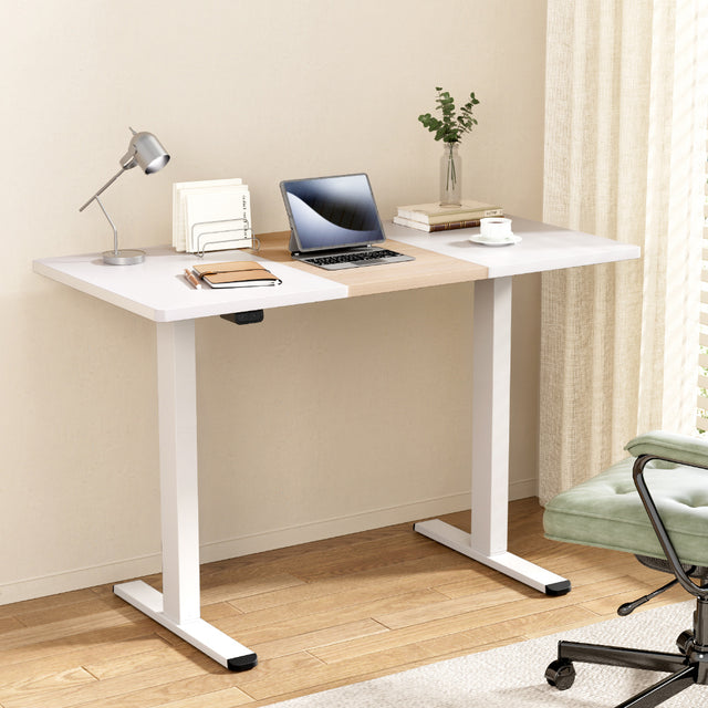 Scullin Electric Standing Desk, White 140cm