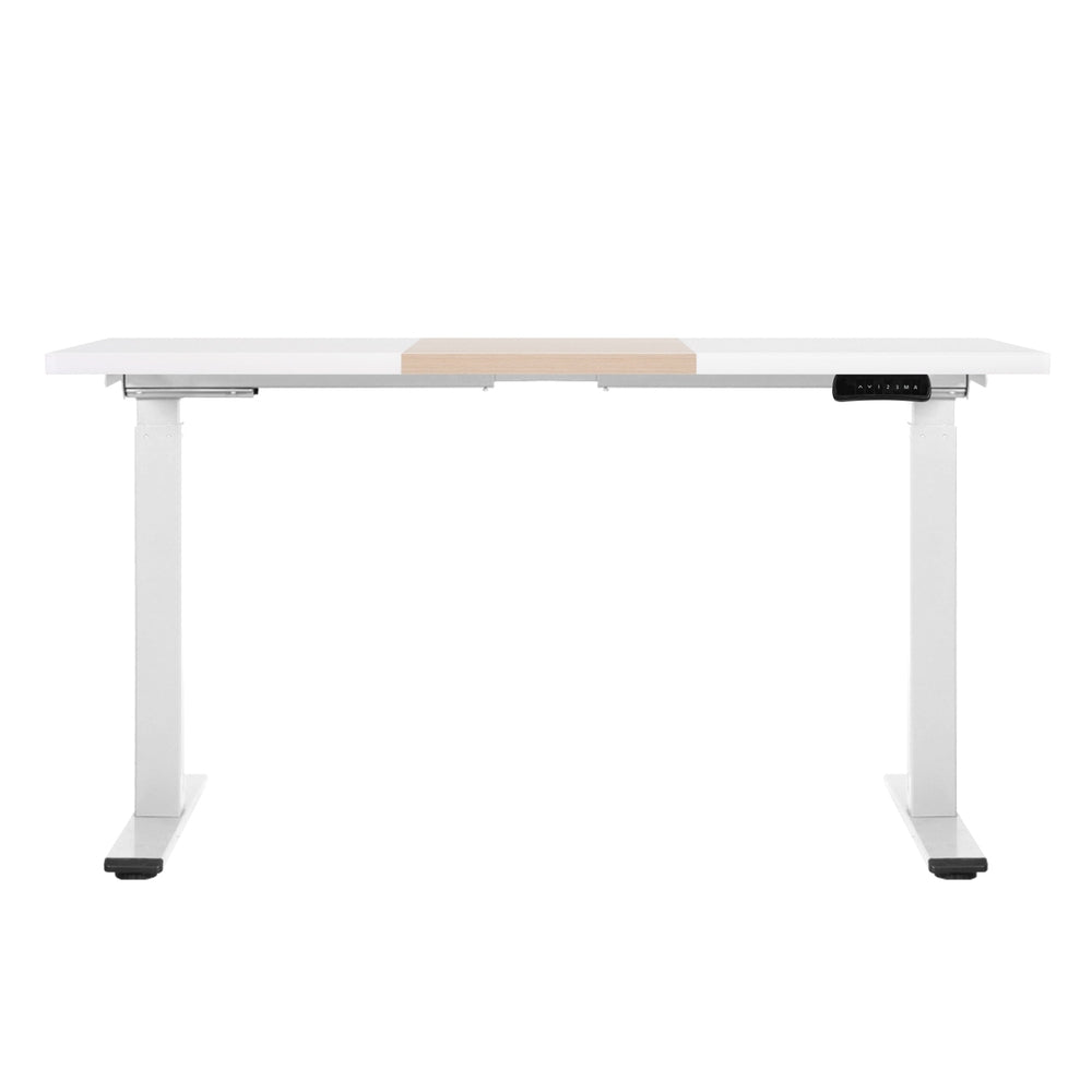 Scullin Electric Standing Desk, White 140cm