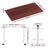 Artiss 140cm Dual Motor Height Adjustable Desk Rustic Brown White Oak or Walnut — Allure Home Collections