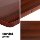 Artiss 140cm Dual Motor Height Adjustable Desk Rustic Brown White Oak or Walnut — Allure Home Collections