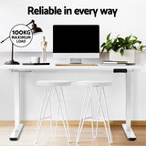 Artiss Dual Motor Height Adjustable Desk Black White or Walnut — Allure Home Collections