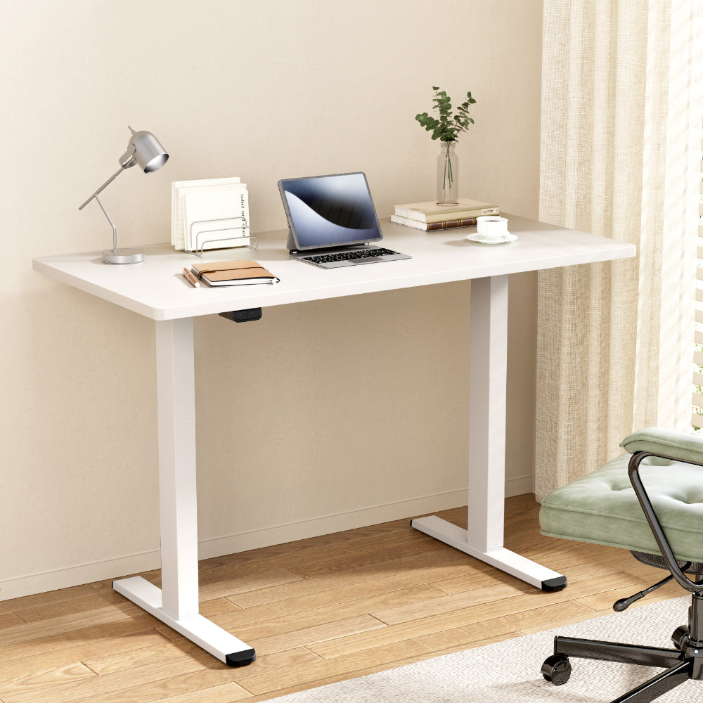 Gordon Electric Standing Desk, White 140cm