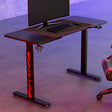 Artiss Motorised Gaming Desk with RGB Lighting Electric Height Adjustment Black or White — Allure Home Collections