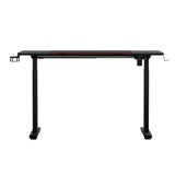 Artiss Motorised Gaming Desk with RGB Lighting Electric Height Adjustment Black or White — Allure Home Collections
