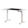 Artiss Motorised Gaming Desk with RGB Lighting Electric Height Adjustment Black or White — Allure Home Collections