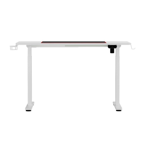 Artiss Motorised Gaming Desk with RGB Lighting Electric Height Adjustment Black or White — Allure Home Collections