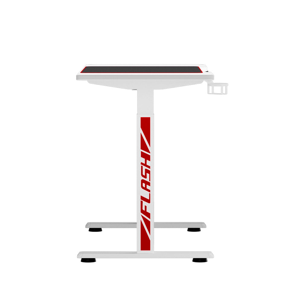 Artiss Motorised Gaming Desk with RGB Lighting Electric Height Adjustment Black or White — Allure Home Collections