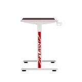 Artiss Motorised Gaming Desk with RGB Lighting Electric Height Adjustment Black or White — Allure Home Collections