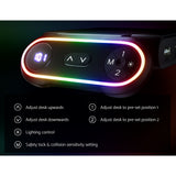 Artiss Motorised Gaming Desk with RGB Lighting Electric Height Adjustment Black or White — Allure Home Collections