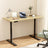 Artiss Motorised Electric Adjustable Standing Desk White Oak Black or Rustic Brown — Allure Home Collections