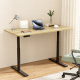 Artiss Motorised Electric Adjustable Standing Desk White Oak Black or Rustic Brown — Allure Home Collections