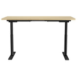 Artiss Motorised Adjustable Height Standing Desk Black or Rustic Brown — Allure Home Collections