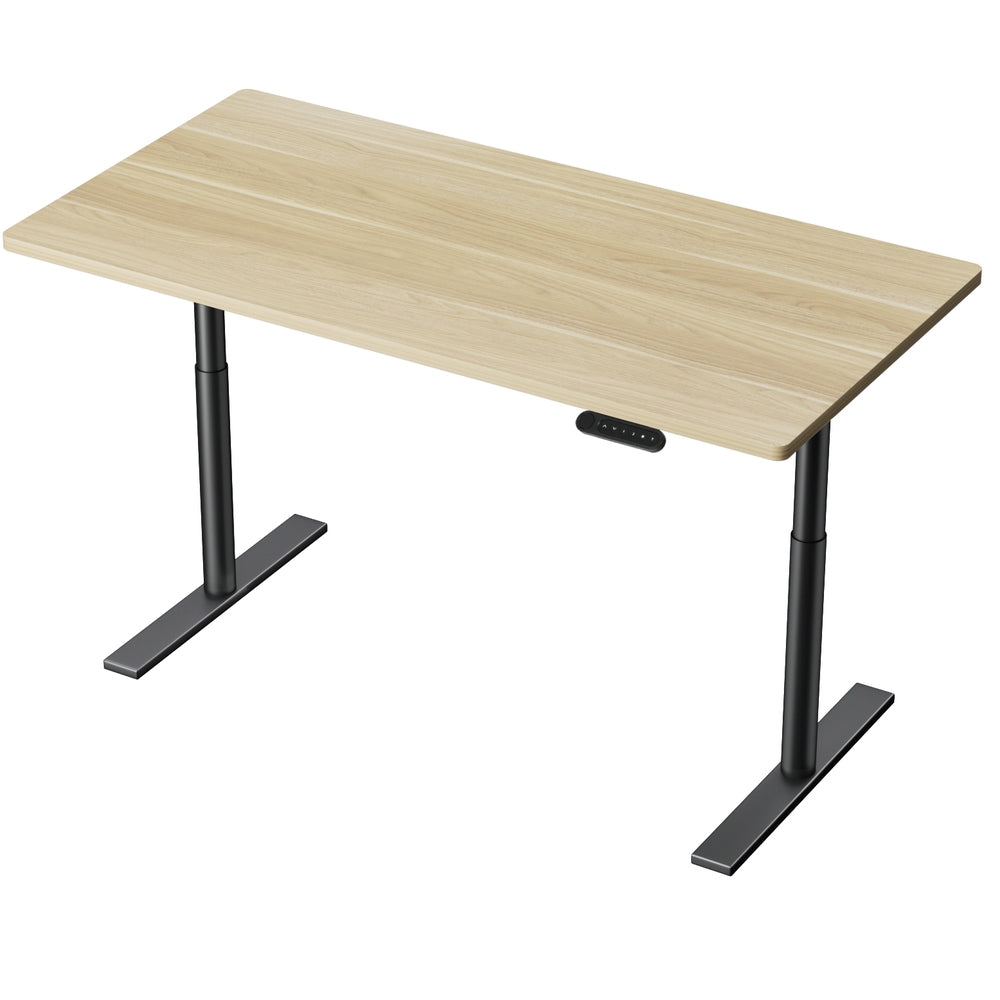 Artiss Motorised Adjustable Height Standing Desk Black or Rustic Brown — Allure Home Collections