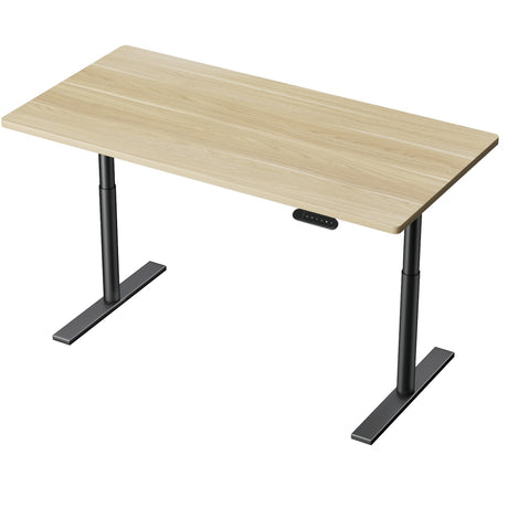 Artiss Motorised Adjustable Height Standing Desk Black or Rustic Brown — Allure Home Collections