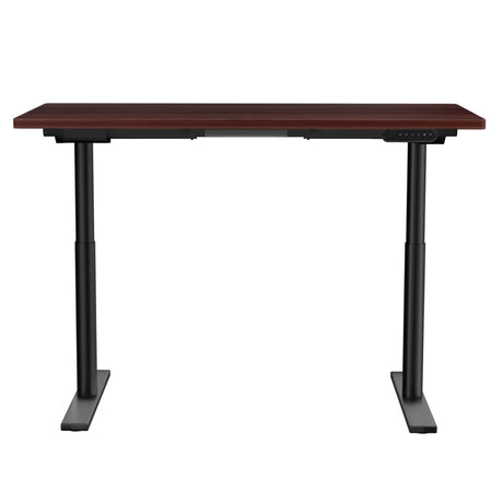 Artiss Motorised Electric Adjustable Standing Desk White Oak Black or Rustic Brown — Allure Home Collections
