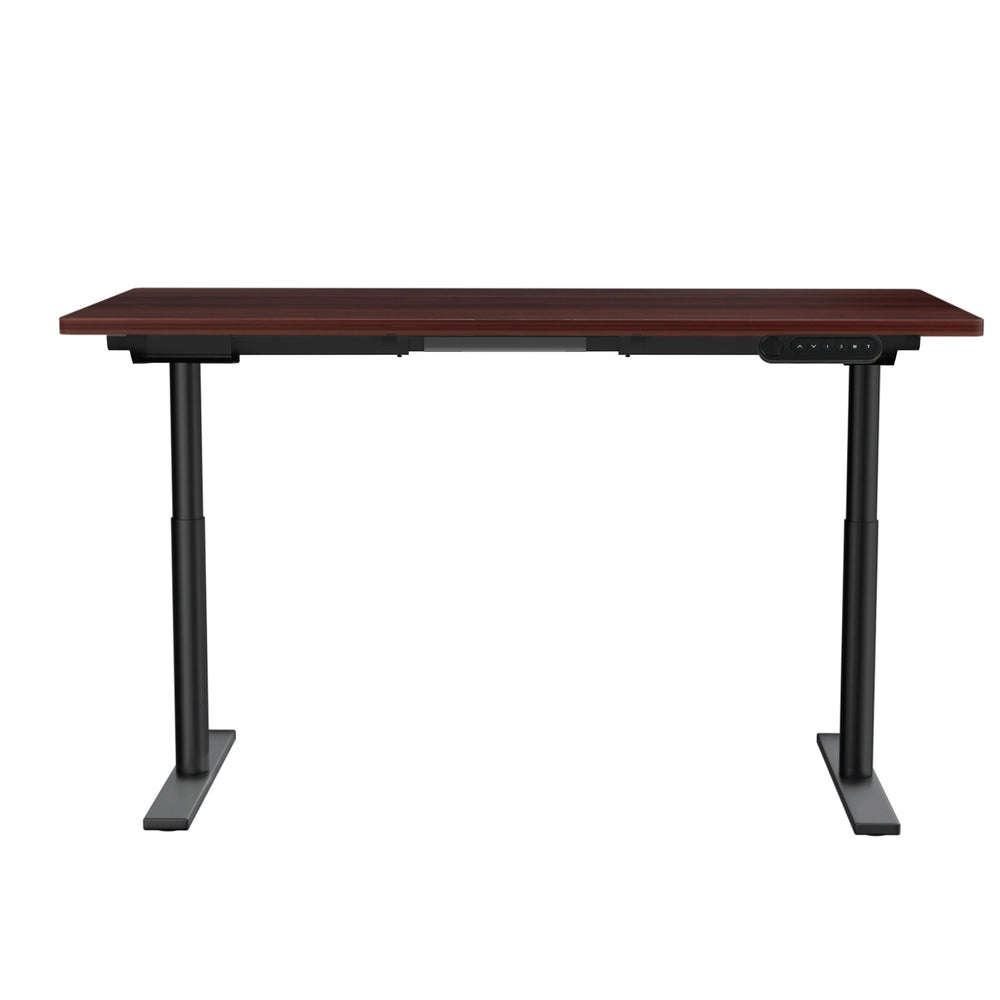 Artiss Motorised Adjustable Height Standing Desk Black or Rustic Brown — Allure Home Collections
