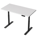 Artiss Motorised Electric Adjustable Standing Desk White Oak Black or Rustic Brown — Allure Home Collections