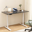 Artiss Dual Motor Sit-Stand Desk Black or White Oak — Allure Home Collections