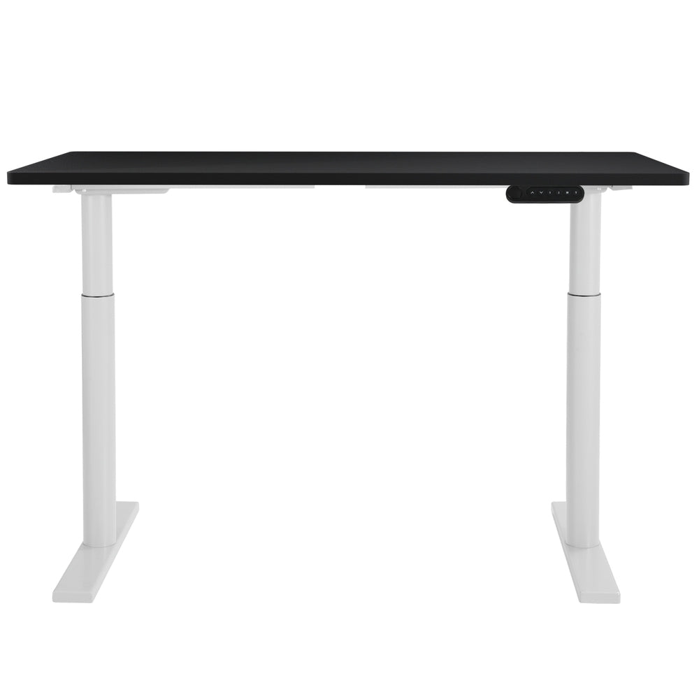 Artiss 140cm Motorised Height Adjustable Standing Desk Black White Oak or Rustic Brown — Allure Home Collections