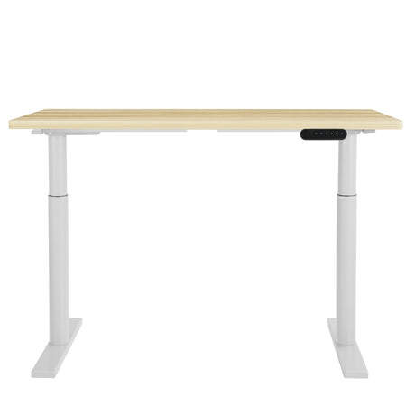 Artiss Dual Motor Sit-Stand Desk Black or White Oak — Allure Home Collections