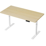 Artiss 140cm Motorised Height Adjustable Standing Desk Black White Oak or Rustic Brown — Allure Home Collections
