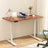 Artiss Dual Motor Sit-Stand Desk Black or White Oak — Allure Home Collections