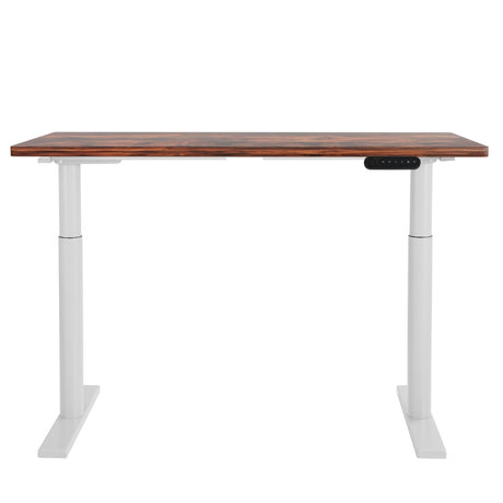 Artiss Dual Motor Sit-Stand Desk Black or White Oak — Allure Home Collections