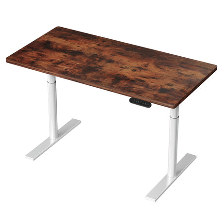 Artiss Dual Motor Sit-Stand Desk Black or White Oak — Allure Home Collections