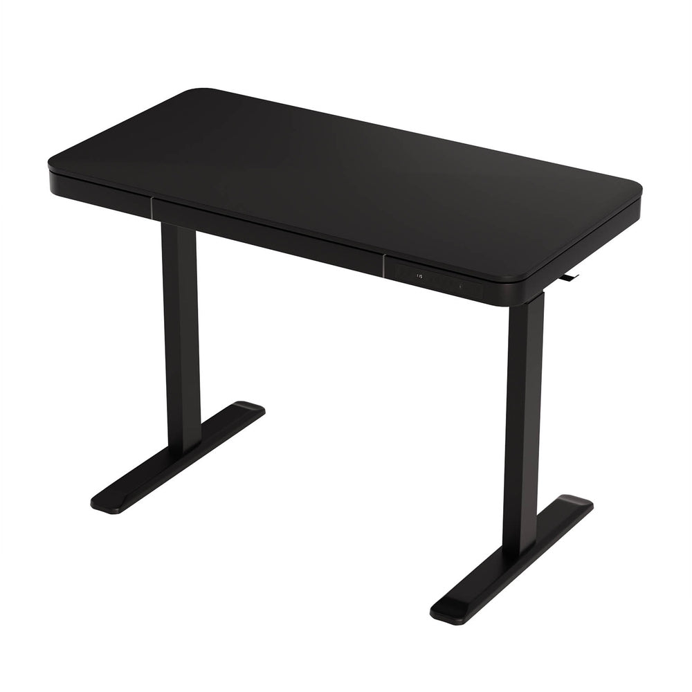 Artiss Electric Dual Motor Standing Desk with Integrated Drawer Natural or Black — Allure Home Collections
