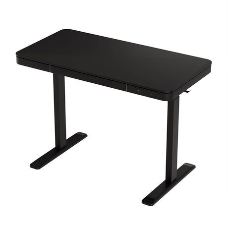 Artiss Electric Dual Motor Standing Desk with Integrated Drawer Natural or Black — Allure Home Collections