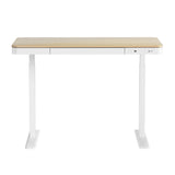 Artiss Electric Dual Motor Standing Desk with Integrated Drawer Natural or Black — Allure Home Collections