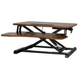 Artiss 80cm Height Adjustable Standing Desk Riser Rustic Brown — Allure Home Collections