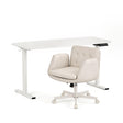 Mindarie electric standing desk and criss cross chair set