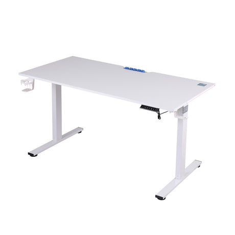 Flynn Gaming Desk, White 140cm
