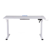 Flynn Gaming Desk, White 140cm