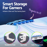 Flynn Gaming Desk, White 140cm