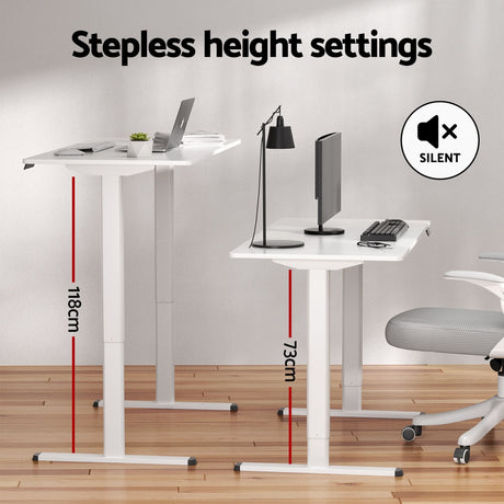 Artiss 120cm Electric Adjustable Standing Desk Motorised with Presets — Allure Home Collections