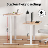 Artiss Electric Standing Desk with Height Adjustment and Collision Sensitivity Black or White — Allure Home Collections