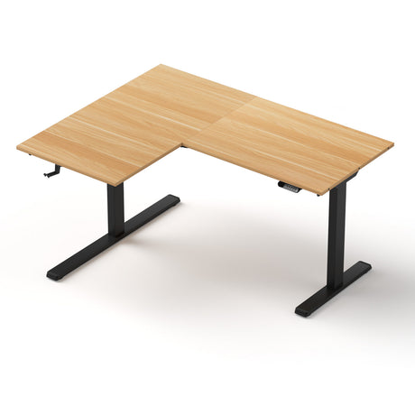 Conder Electric Standing Desk, Oak 140cm