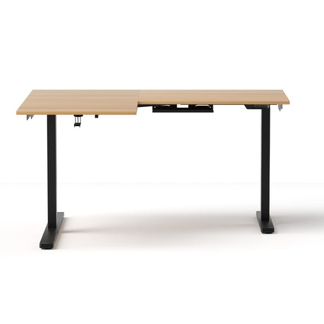 Conder Electric Standing Desk, Oak 140cm